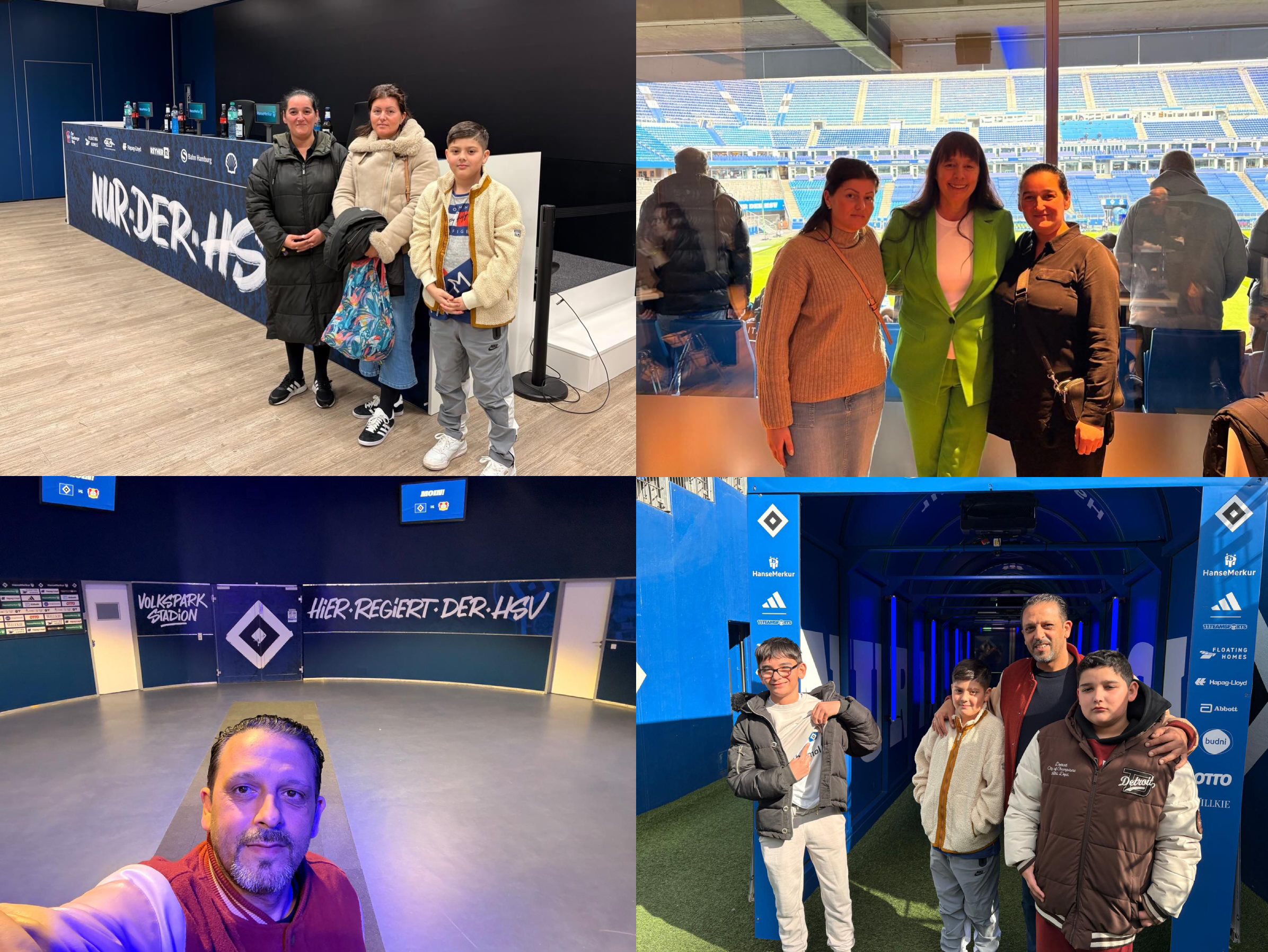 Besuch im HSV-Stadion zur Veranstaltung zu Vielfalt und Inklusion